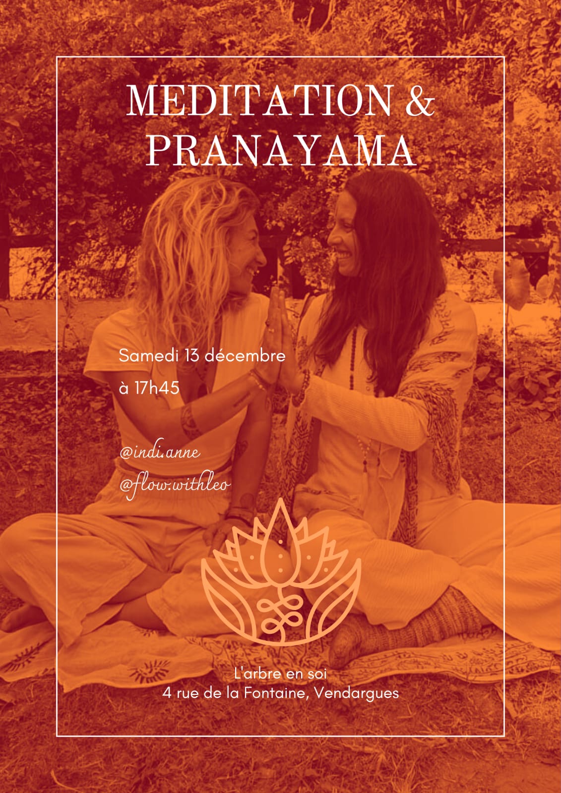 Atelier pranayama 13 décembre 